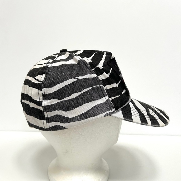 Vintage Rare 90s ZEBRA F-117A Stealth Fighter Trucker Hat Snap Back Baseball Cap - Picture 4 of 9